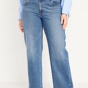 NWT Old Navy Mid Rise Wide Leg Jeans Plus Size 26